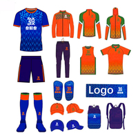 Servicio OEM Personalizado, Uniforme Deportivo Transpirable para Fútbol, Camisetas de Fútbol de Manga Corta, Uniforme con Impresión por Transferencia de Calor