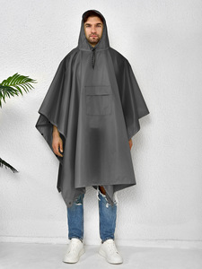 Áo mưa PVC chống thấm nước, chống gió, tiện dụng cho một người, lý tưởng cho cắm trại, đi bộ đường dài, du lịch dành cho người lớn - Product Image 4