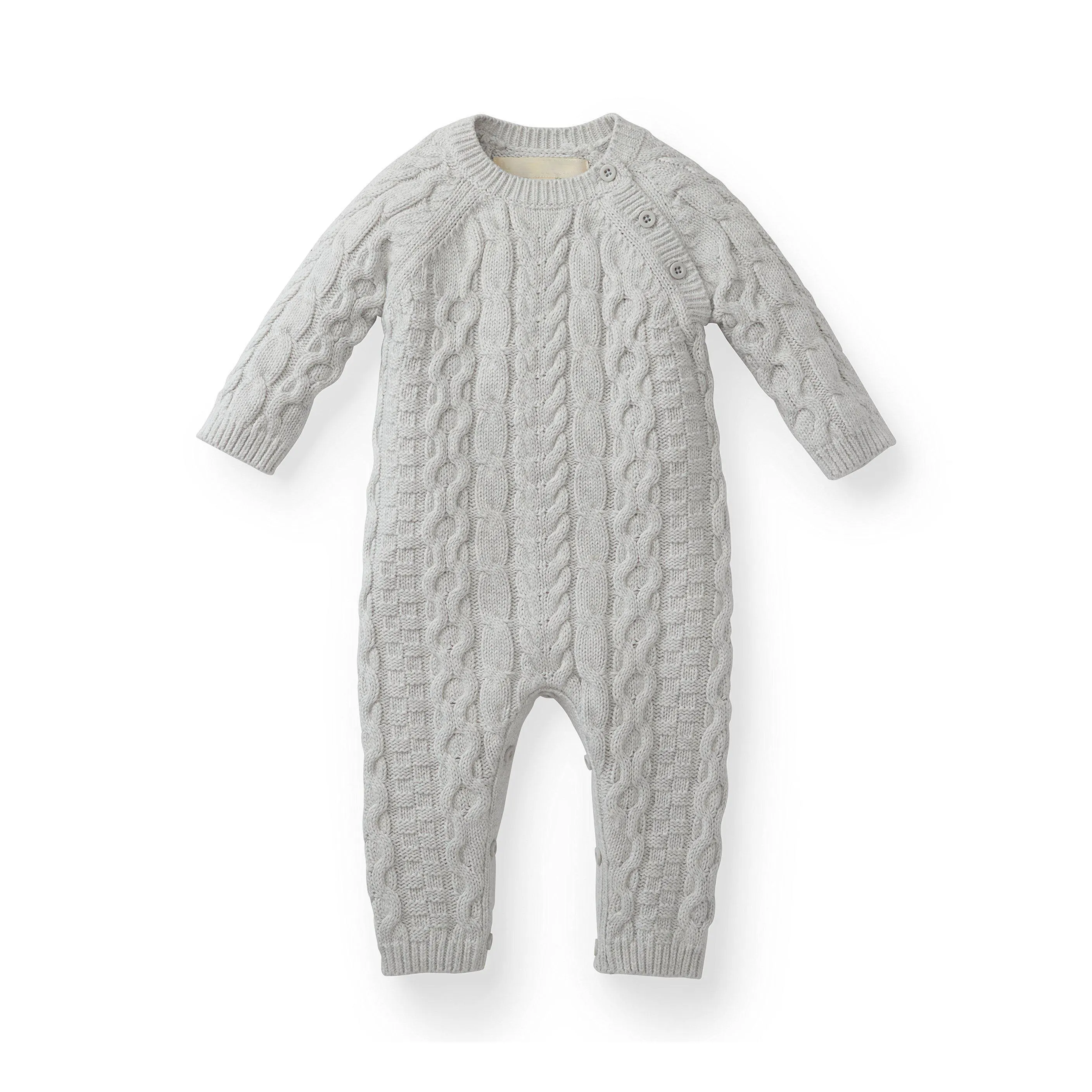 Barboteuse en tricot pour bébé, vêtement à manches longues, col tricoté, tenue pour nouveau-né, tricoté