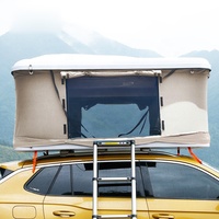 Carpa de Techo para Auto, Carpa de Techo Rígida de ABS para 3 Personas, para Excursiones al Aire Libre