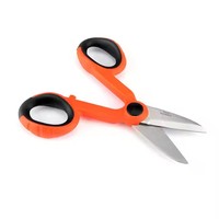 Cisailles à fibre optique haute précision Lenew FTTH (orange noir) pour couper les éléments de résistance de la fibre optique et les câbles coaxiaux, garantie 1 an