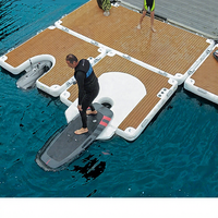 Station d'accueil multi-foil personnalisée station de ski gonflable durable pour jet d'eau en feuille pour yacht