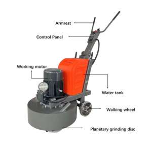 Machine à béton électrique 380V, meuleuse d'angle pour le ponçage des bords de sol en béton, à vendre - Product Image 2