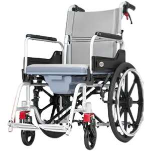 Carrito de hospital Silla de ruedas de movilidad ajustable manual de lujo para ancianos y discapacitados - Product Image 3