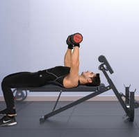 Support d'haltères pour entraînement, Équipement de fitness à domicile, Chaise romaine, Banc de musculation, Chaise d'entraînement