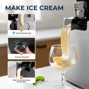 Extracteur de jus lent à large <span class=keywords><strong>goulotte</strong></span> 680W, presse à froid puissante pour fruits entiers, usage domestique et commercial, fourni par l'usine - Product Image 5