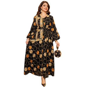Ab410 Nouvelle mode musulmane Style long à manches longues Nouvelle <span class=keywords><strong>Djellaba</strong></span> - Product Image 1