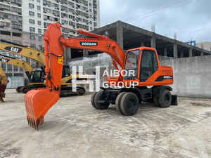 Doosan scavatrice a ruote e escavatore DH150W-7 di seconda mano 4 ruote gomma gomma movimento terra macchinari - Product Image 6