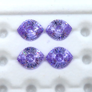 Mới nhất thiết kế Evil củ<span class=keywords><strong>a</strong></span> mắt CZ Marquise cắt thạch anh tím champagne hồng Cubic Zirconia đá quý - Product Image 2