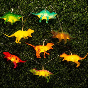 10 LED dinosaure guirlandes lumineuses pour chambre d'enfant garçons chambre <span class=keywords><strong>noël</strong></span> <span class=keywords><strong>conte</strong></span> <span class=keywords><strong>de</strong></span> fées guirlande dessin animé lampe fête monde jurassique - Product Image 6