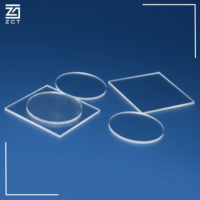 Plaque de verre optique en borosilicate pré-percée BF33 pour capteurs d'éclairage, instruments et équipements