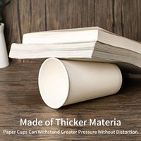 Les gobelets en papier jetables à double couche peuvent être des gobelets en papier jetables respectueux de l'environnement avec logo personnalisé