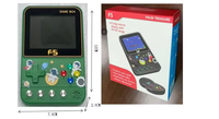 Console de jeu portable rétro classique F5 Mini de haute qualité, écran de 3 pouces, 500 jeux en 1, avec prise en charge des jeux FC GB GBC, cadeau pour homme