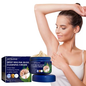 Jaysuing Krim Pembersih ganggang tinta laut dalam krim tubuh pengelupasan pelembab krim tubuh penghilang kotoran krim pemutih - Product Image 1