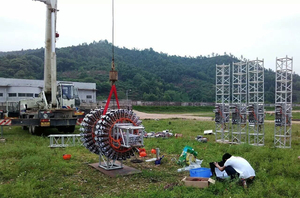 حامل هاون لعرض الألعاب النارية، <span class=keywords><strong>4</strong></span> بوصة 25 طلقة من النوع ذو الفتحات، أنبوب هاون بقذائف حديدية - Product Image 3