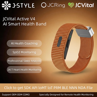 Bracelet médical intelligent JCVital 2501 SDK APL OEM ODM avec modes Santé et Récupération, moniteur SpO2 et suivi du stress