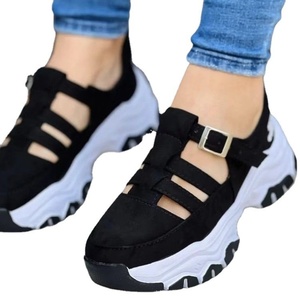 <span class=keywords><strong>Sandalias</strong></span> de Verano para <span class=keywords><strong>Mujer</strong></span> Talla Grande 2025 Nueva Tendencia de Moda con Hebilla Baja, Zapatillas Casuales Planas con Plantilla de TPR, Comercio Exterior - Product Image 2