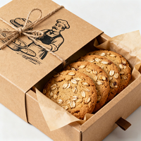 Emballages en papier pour biscuits et bonbons, biodégradables, écologiques, avec laminage mat, boîtes télescopiques, tiroirs personnalisés, chocolat, sushi