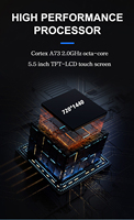 Lecteur RFID portable Android 10 à prix d'usine, scanner de codes-barres 2D longue portée pour étiquettes RFID UHF en entrepôt