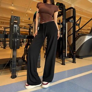 King McGreen Sao Phụ Nữ Lỏng Lẻo Rộng Quần Chân Mùa Hè Nữ Dây Rút Túi Đầy Đủ Quần Quần Áo Bơi - Product Image 3