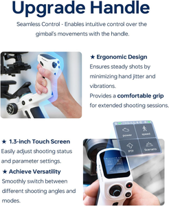 Estabilizador de cardán de 3 ejes todo en uno <span class=keywords><strong>Feiyu</strong></span> Scorp Mini 2 para cámaras DSLR y sin espejo - Product Image 4