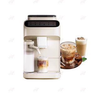 เครื่องทำกาแฟเอสเพรสโซและคาปูชิโน่เครื่องทำกาแฟสแตนเลสพร้อมถังนม - Product Image 1
