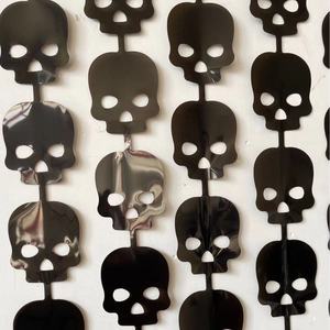 Оптовая продажа 1x2 м череп тыква летучая мышь Хэллоуин занавес Хэллоуин Вечеринка фон стены декоративные двери занавес - Product Image 5