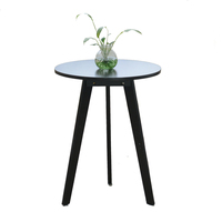 Table basse ronde en bois bon marché, style nordique, table basse ronde moderne, style moderne minimaliste, table à thé de designer moderne