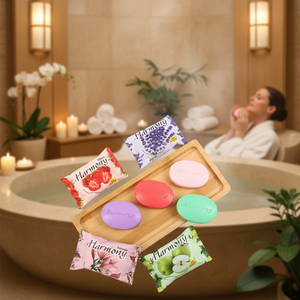 Muestra Gratuita de Jabón Harmony para Baño, Jabón Aclarador de Piel, Jabón de Frutas Harmony, Jabón <span class=keywords><strong>Blanqueador</strong></span> de Fábrica, Jabón con Aroma a Lirio, Logotipo Personalizado - Product Image 1