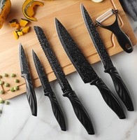 Ensemble de couteaux de chef modernes en acier inoxydable 6 pièces S Knife JYTD26 avec couteau de cuisine tranchant à bas prix, directement du fabricant