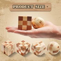 Vente en gros usine : Jouets éducatifs en bois de luxe, très demandés, avec gravure, cube serpent à assembler et puzzle 3D en bois
