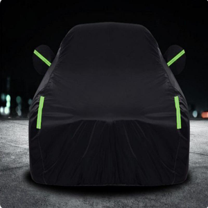 <span class=keywords><strong>Housse</strong></span> de <span class=keywords><strong>voiture</strong></span> imperméable, protégée contre les UV, en tissu épais avec des matériaux Oxford, plastique et PE pour une utilisation en extérieur - Product Image 1