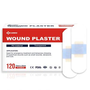 120 pièces <span class=keywords><strong>de</strong></span> pansements adhésifs médicaux transparents en PU imperméables <span class=keywords><strong>pour</strong></span> les blessures, le sport et la <span class=keywords><strong>baignade</strong></span> - Product Image 1