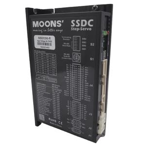 MOONS Série SSDC 24-70V 0.1A-6A Variateur de vitesse servo à boucle fermée Modbus RTU RS-485 Nema 17 23 24 Moteur pas à pas jusqu'à 32 axes - Product Image 1