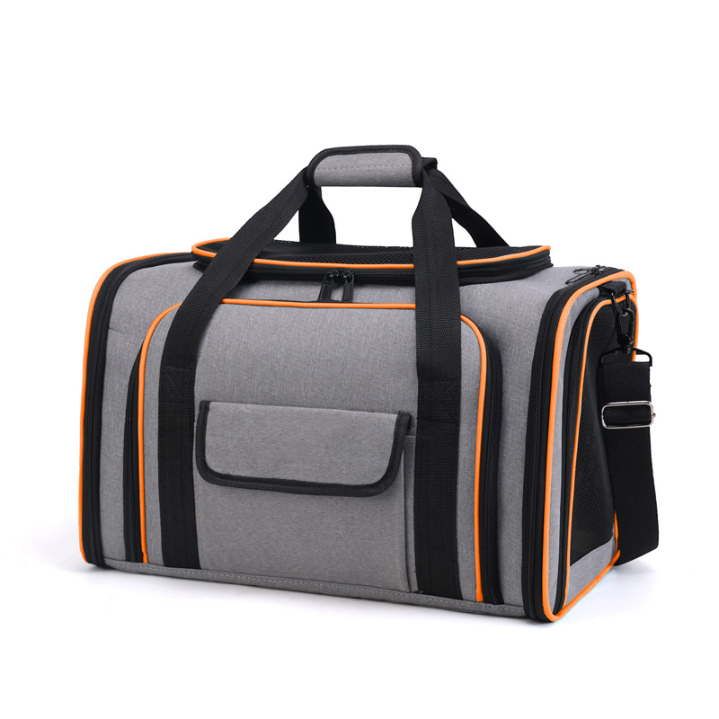 Bande gris orange