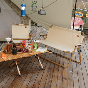 Chaise pliante d'extérieur Xinda en aluminium, légère, portable, pour pique-nique, camping, plage, jardin - Product Image 2