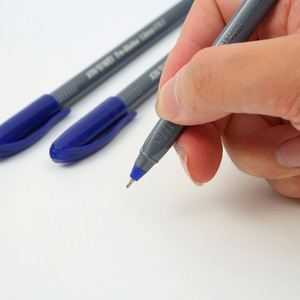 <b>Cheap</b> Bulk Customised Personalised Cap Style Plastic Grey Color 1.0mm Digital Printing Ballpoint Pen - Product Image 2
