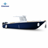 Vente directe d'usine, nouveau bateau de pêche en aluminium FB-270, console centrale, bateau de pêche sportive haut de gamme, 28 pieds, bateau de pêche en haute mer