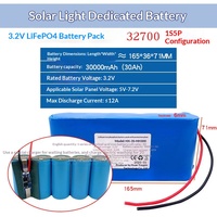 Panneau solaire 3.2V IP65 avec contrôleur séparé 5054, affichage de puissance et protection, boîtier LED 6W-16W, contrôle de la lumière et de la minuterie