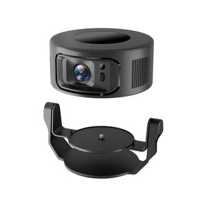 JUNUO Proyector de tamaño portátil GTV original incorporado <span class=keywords><strong>Android</strong></span> 14 10000 + Aplicaciones 200 Ansi Lumens Lente de enfoque automático Asistente de voz - Product Image 2