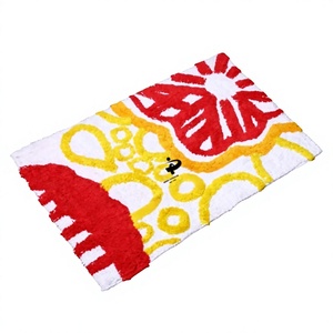 Tapis de bain en coton style américain, tuftés, écologiques, design ultra doux, vente chaude, prix de gros direct usine, lavables en machine - Product Image 1