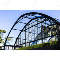 Tente d'événement ovale à structure en aluminium avec bâche en PVC, structure temporaire pour location de mariages et de fêtes