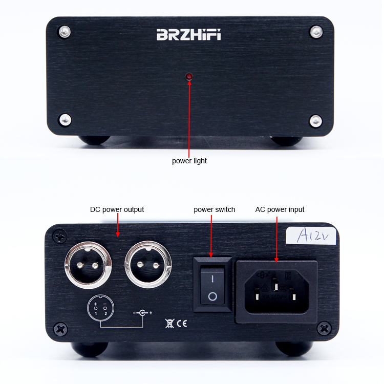 BRZHIFI 50W DCリニア電源供給装置 DC12V アンプ & NAS用