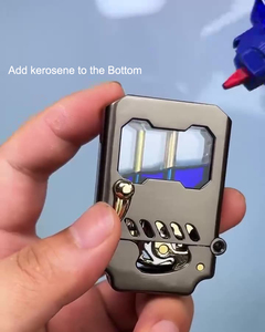 Bật lử<span class=keywords><strong>a</strong></span> mở Rocker kim loại bật lử<span class=keywords><strong>a</strong></span> bật lử<span class=keywords><strong>a</strong></span> màu hiện đại Retro Bật lử<span class=keywords><strong>a</strong></span> Bật lử<span class=keywords><strong>a</strong></span> Bật lử<span class=keywords><strong>a</strong></span> cyberpunk - Product Image 2