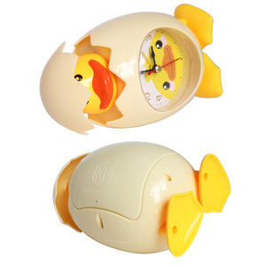 Créatif enfant Promotionnel Chevet Belle Bande Dessinée Silencieux Quartz Mouvement Canard Oeuf Forme Réveil Analogique - Product Image 5