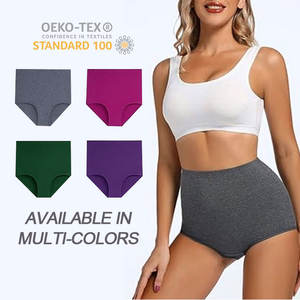 Hot Sale Bequeme Baumwolle Höschen Sport Lady Slips Xxxl Plus Size Höschen Unterwäsche für dicke Frauen - Product Image 1