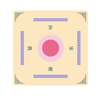 Tapis de mahjong imprimé sur mesure, motif personnalisé, coussin en caoutchouc antidérapant, réduction du bruit, tapis de table de mahjong pour la maison et le club