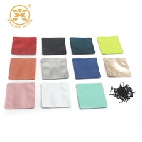 Sacs en aluminium thermoscellables colorés, sacs en aluminium, pochettes anti-odeurs, emballages à ouverture supérieure, sacs pour café, thé, échantillons cosmétiques