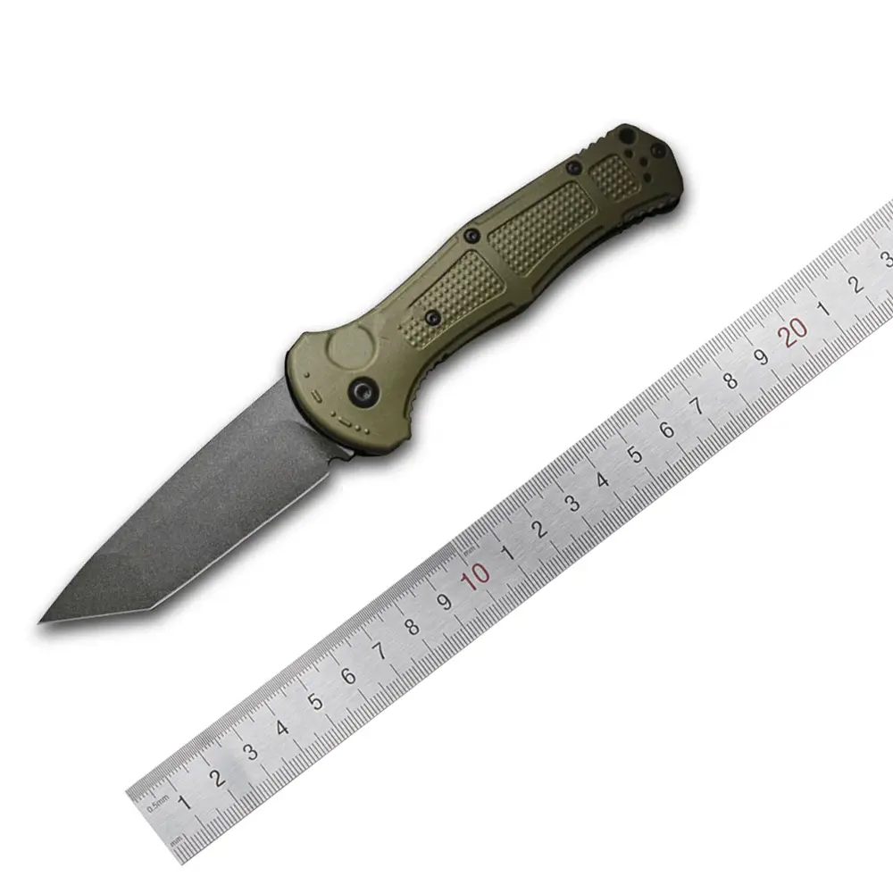 플라스틱 손잡이와 하이 퀄리티 접이식 포켓 나이프 야외 캠핑 사냥 EDC 전술 접이식 생존 칼 도구