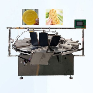 Macchina Automatica per Snack Croccanti e Fritti con 9 Postazioni, 5kg/h, 4 Piastre, Economica, per Riso Fritto, Biscotti, Guoba - Product Image 1